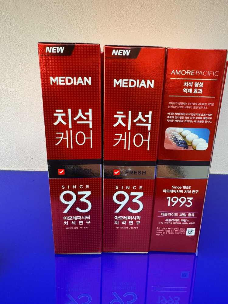 麦迪安清牙垢牙膏 红