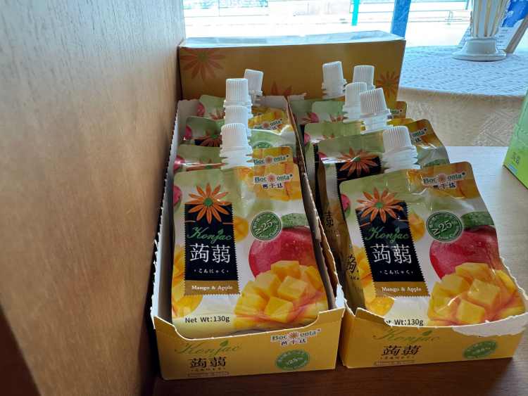 芭干达蒟蒻味芒果汁可吸果冻130g