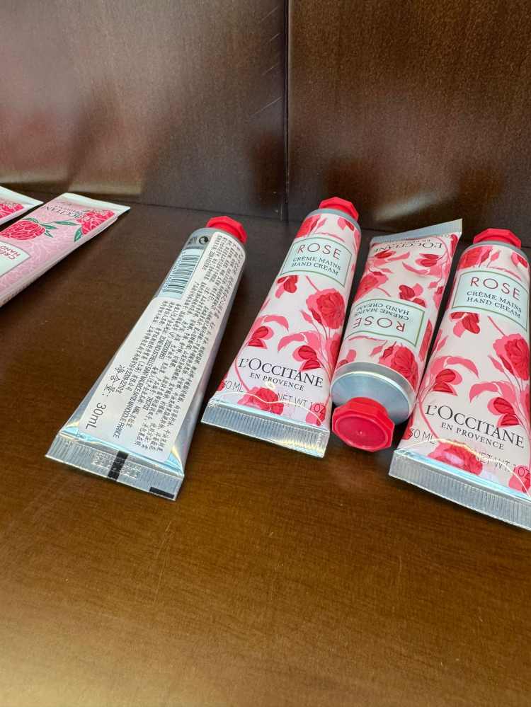 欧舒丹乳木果玫瑰润手霜