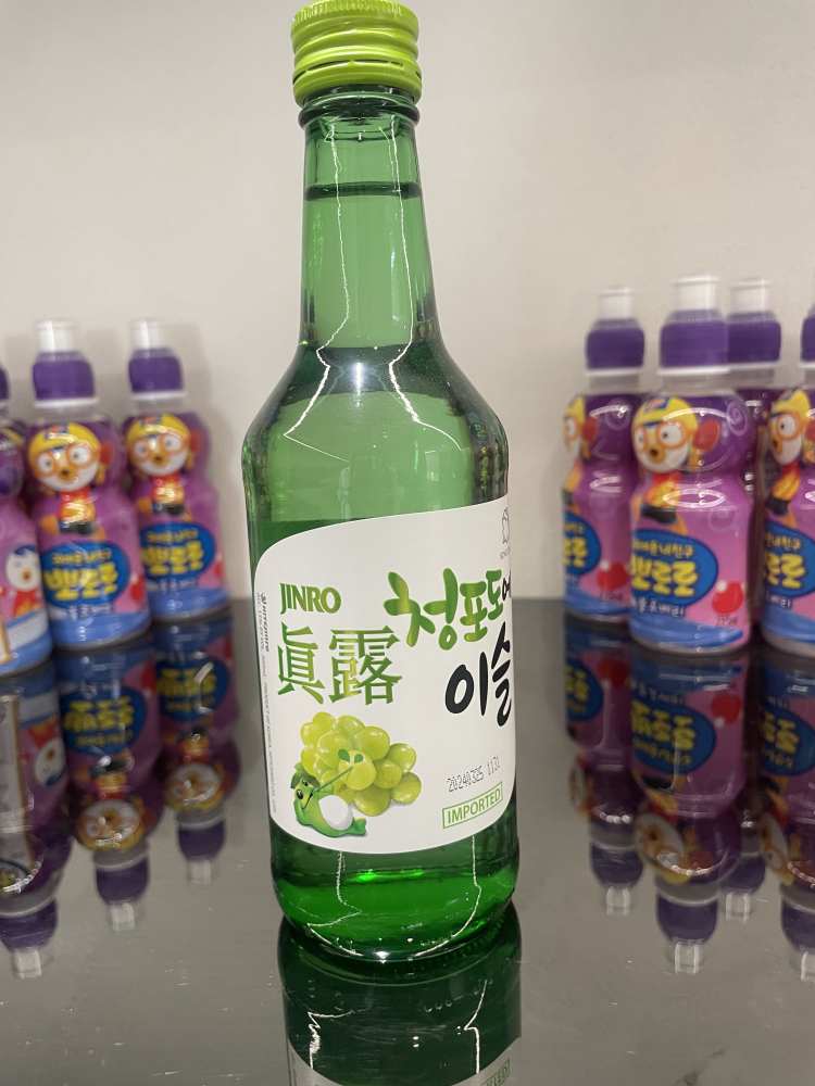 真露青葡萄味利口酒