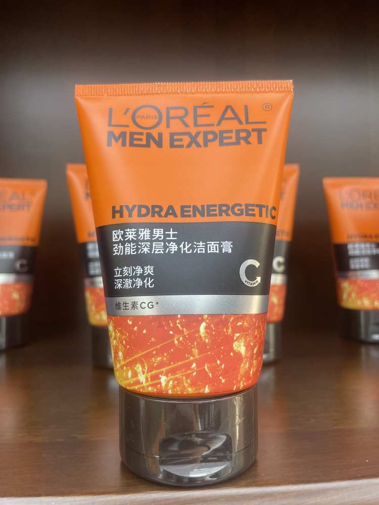 欧莱雅男士劲能深层净化洁面膏