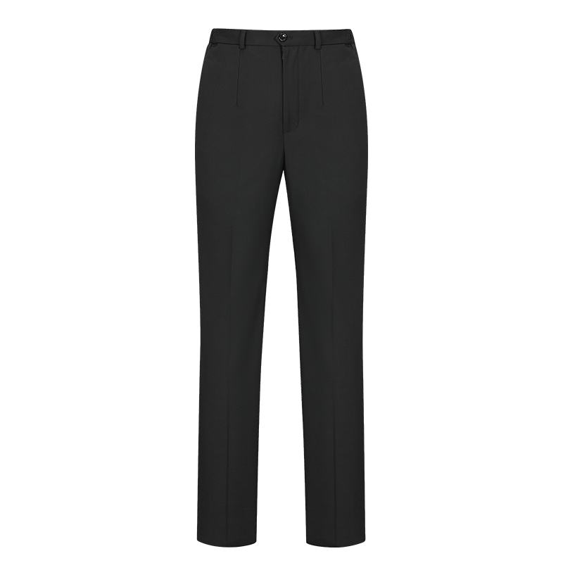 黑色哔叽色纺面料工艺女式西裤JPNY1019A