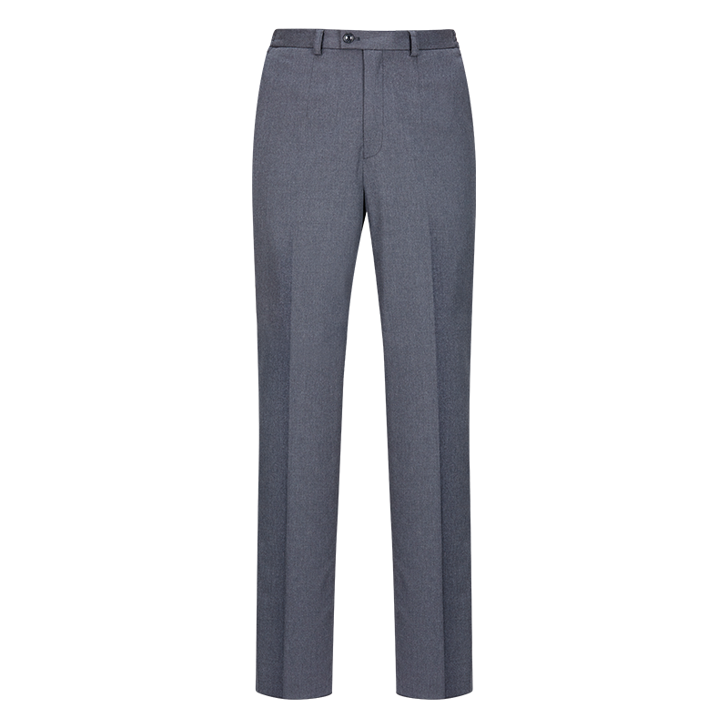 灰色哔叽色纺面料工艺女式西裤JPNY1021