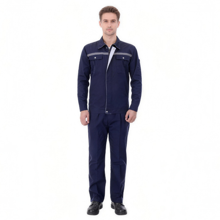 纯棉厚纱卡精品纯棉工作服JPJYT0535（三色）