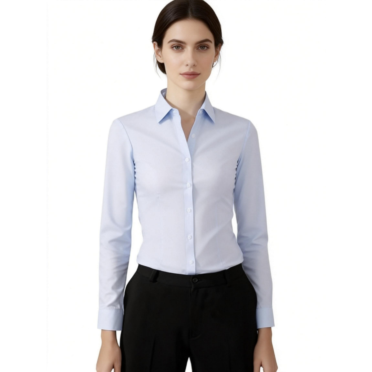 莫代尔棉明门襟衬衫JPWY805