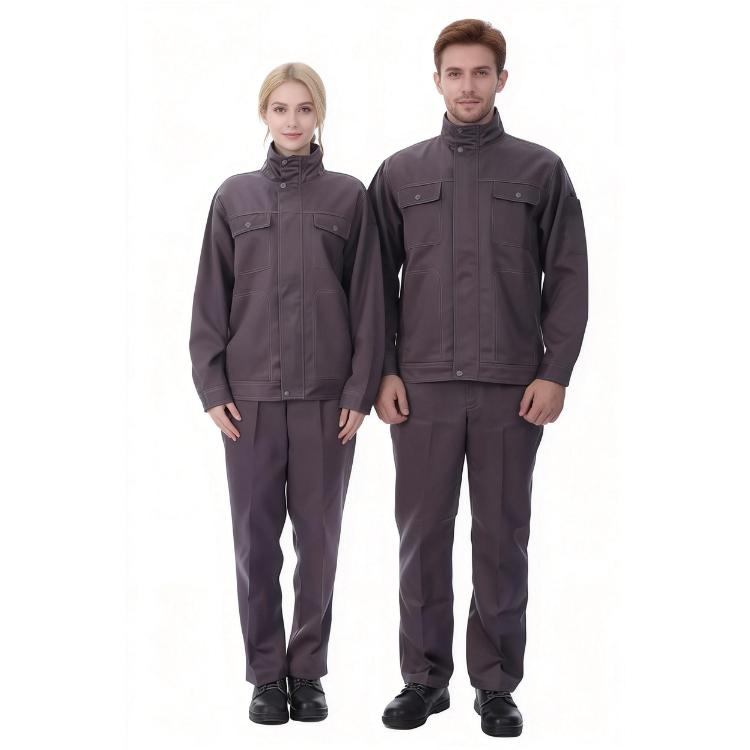 春秋高立领工作服